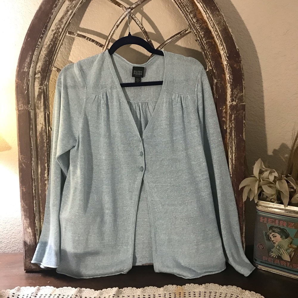 EileenFisher Top Size PL Mint Green